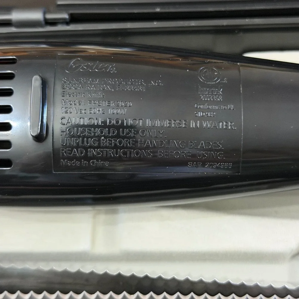 Oster electric knife